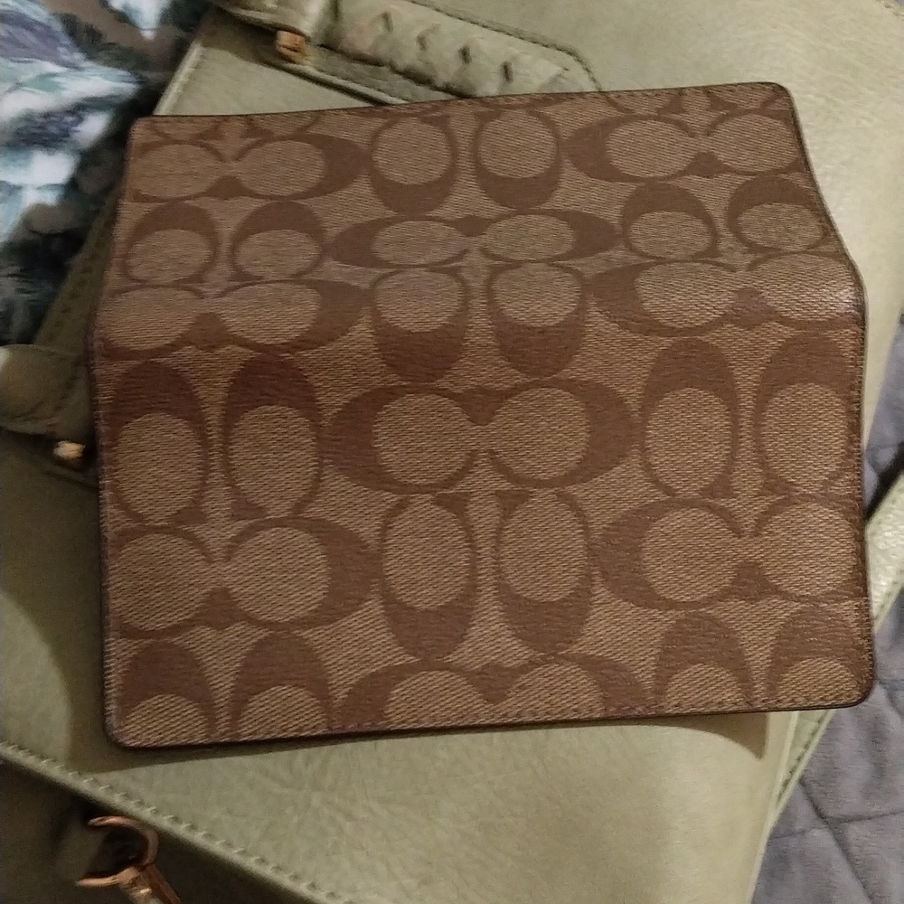 Coach Checkbook Long Wallet- clean and in great condition